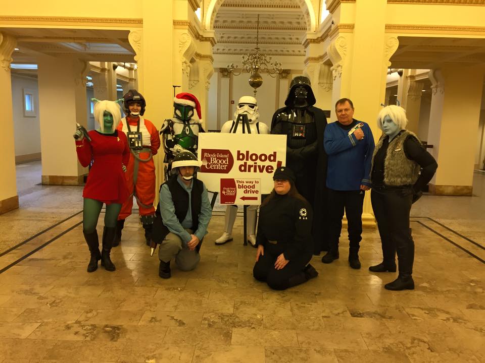 Members of the 501st Legion NE Garrison, Firaxan Clan, and Alderaan Base in attendance.