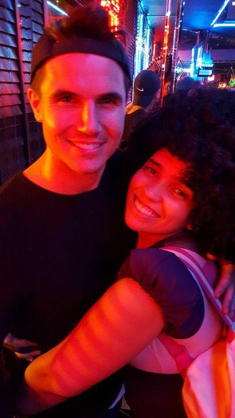 Lissan with Robbie Amell